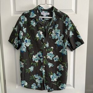 Floral Black Shirt